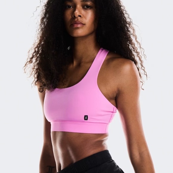 On Running Other - On Running Cora Active Bra Pink Low Impact Racerback  Women Size Medium